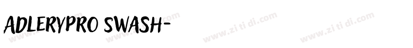 AdleryPro Swash字体转换